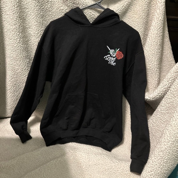 Good vibes mens Hoodie size m - Picture 1 of 6